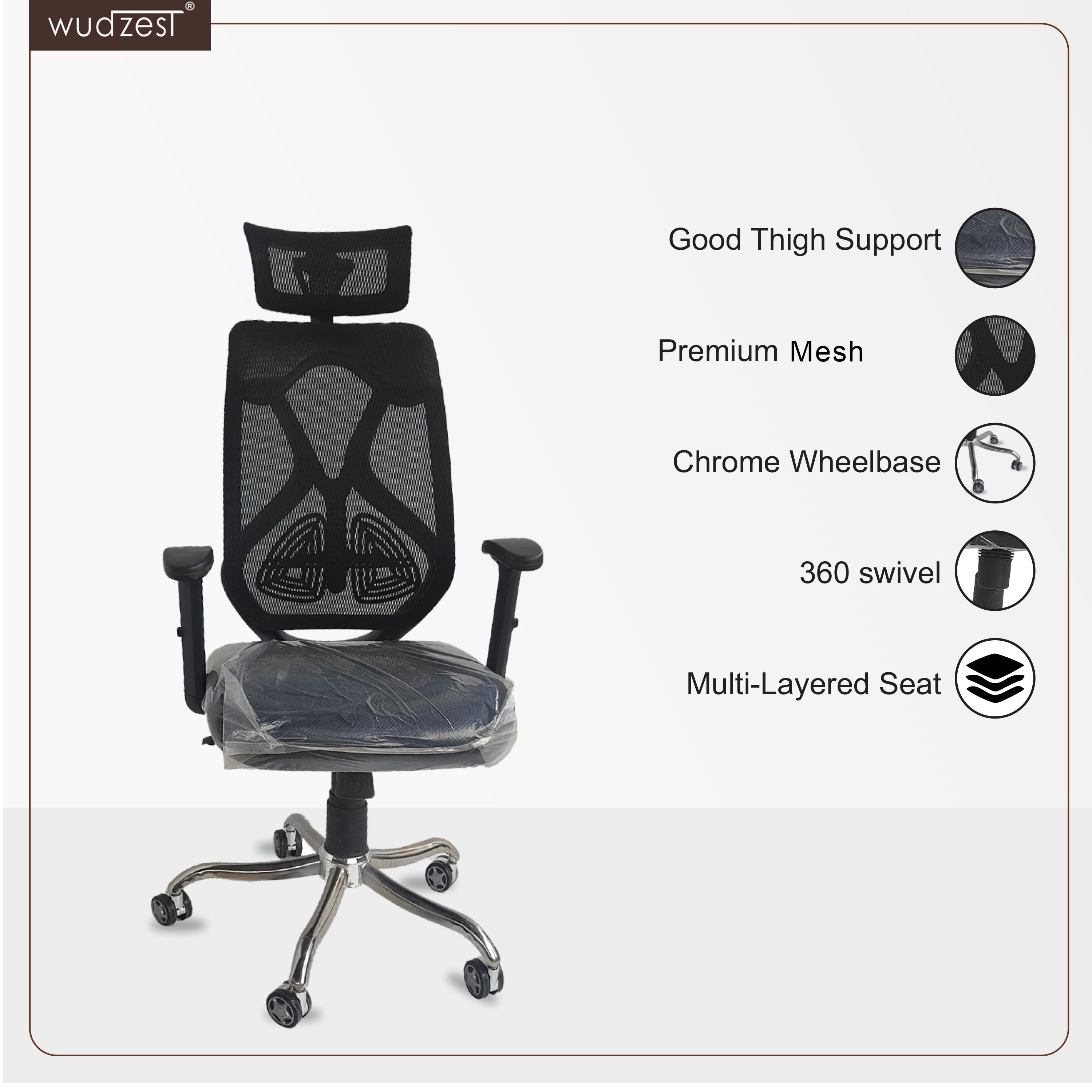 Aurora high back discount mesh office chair